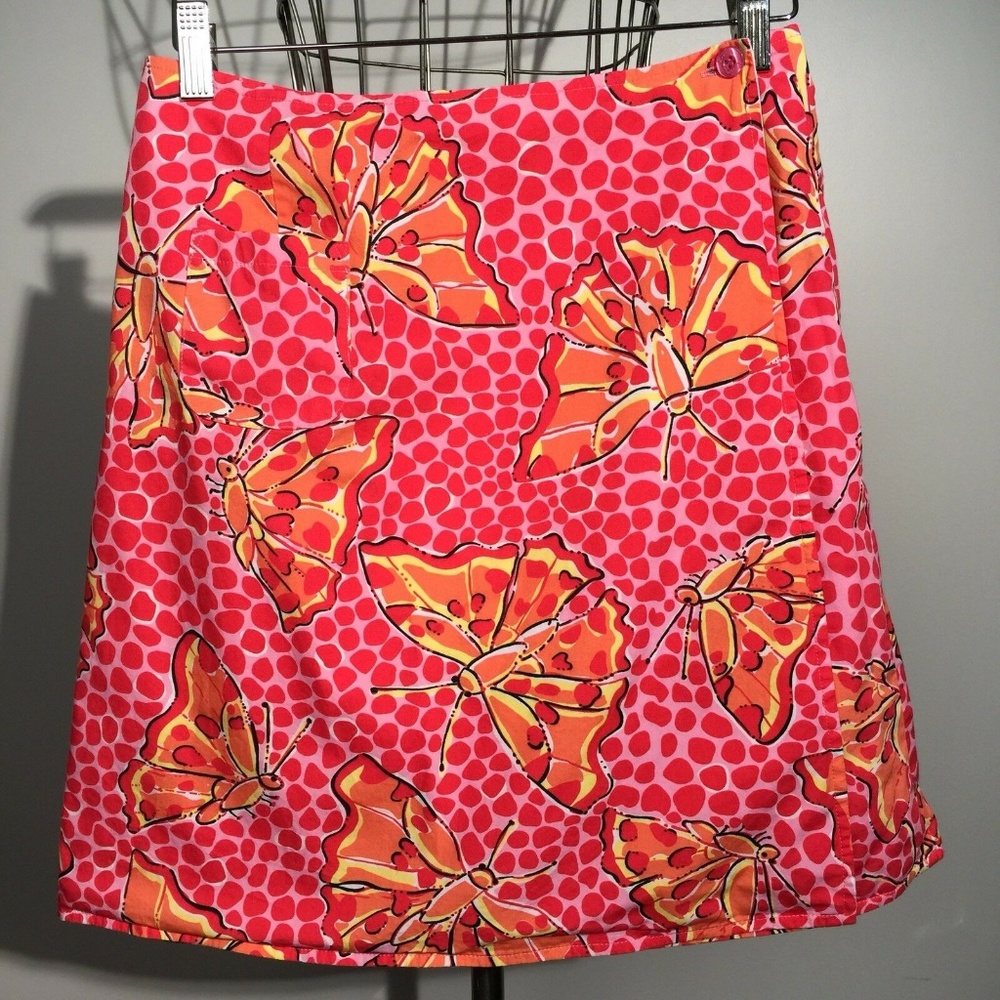 LILLY PULITZER Zebra/Butterfly Reversible Skirt - Picture 5 of 8